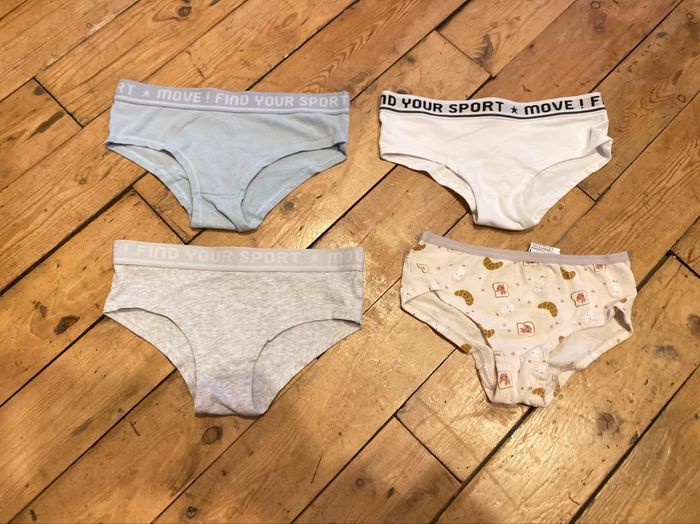 Lot 4 culottes 10 ans kiabi