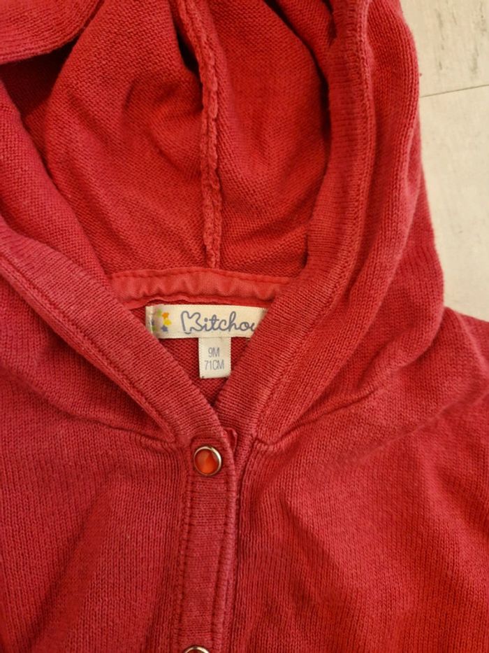 Gilet rose fille 9m - photo numéro 2