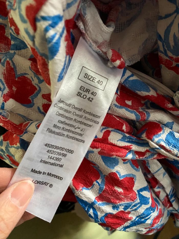 Combishort fleuri Orsay Taille 40 - photo numéro 4