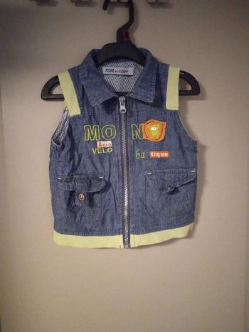 Veste sans manche en jean 2A
