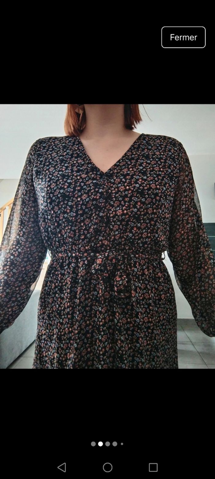 Robe fluide fleurie - photo numéro 2