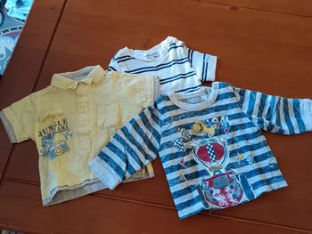 Lot tee shirts 3 mois