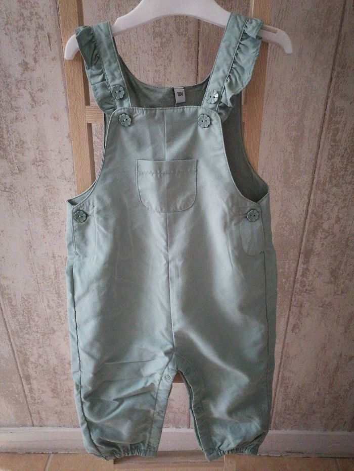 Ensemble salopette + t-shirt manches longues - 18m