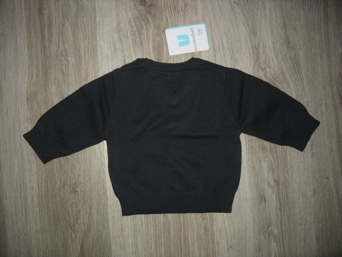PULL MARINE BÉBÉ GARÇON "U ESSENTIEL BY SUPER U" NEUF - 6 MOIS - n°02 - photo numéro 2