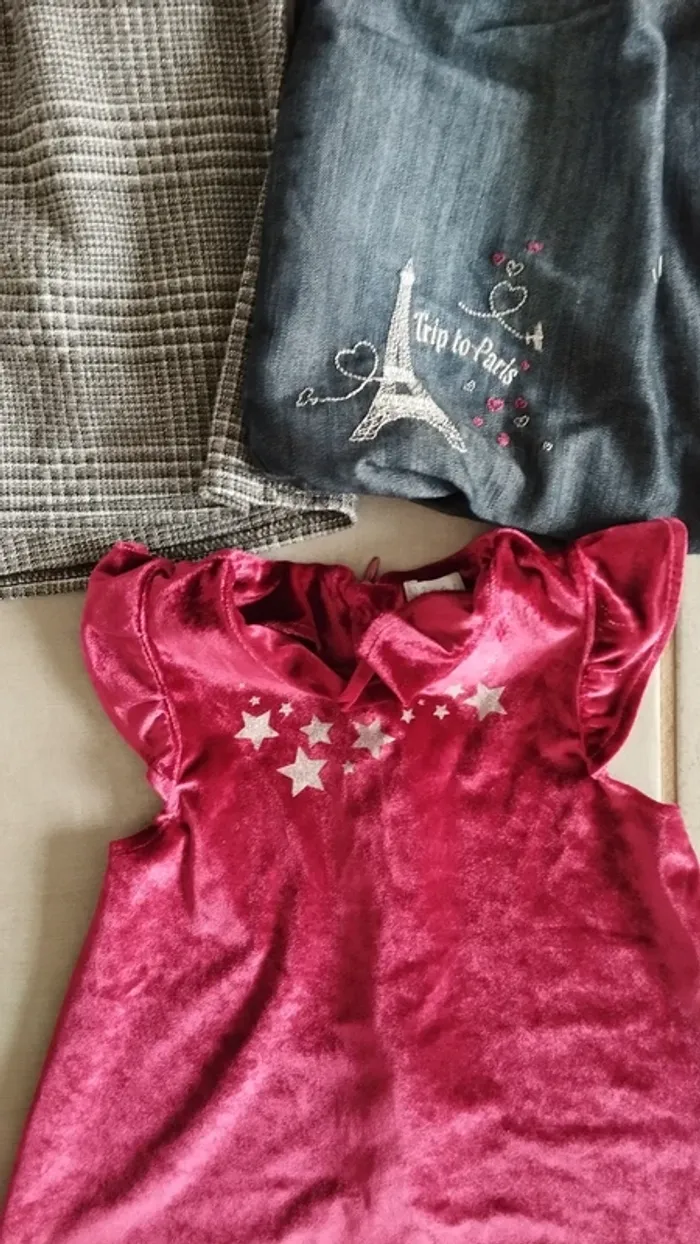 Lot de 3 robes bebe fille 18 mois - photo numéro 3