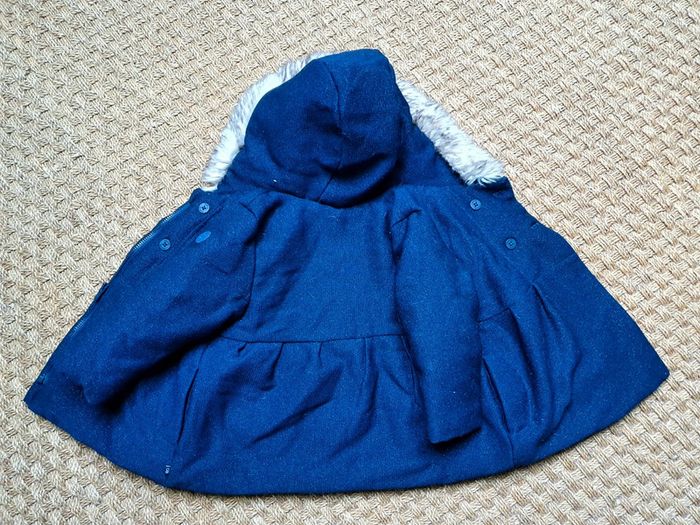 Manteau bleu Okaidi 12 mois - photo numéro 2