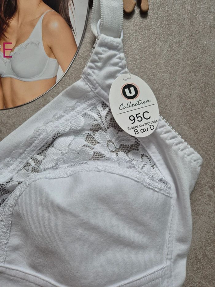 Soutien gorge blanc neuf u collection - photo numéro 4