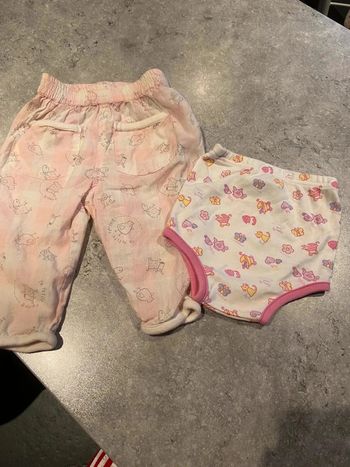 Lot pantalon et culotte 6mois