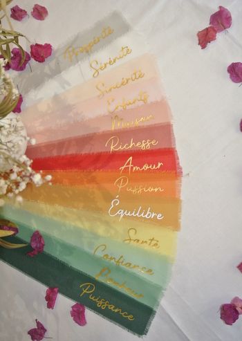 Rubans de rituel pour cérémonie laïque (mariage)
