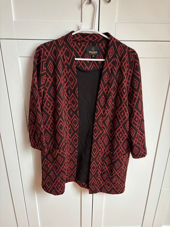 Veste blazer à motifs
