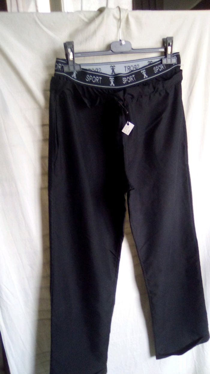 Pantalon large noir fin - photo numéro 2