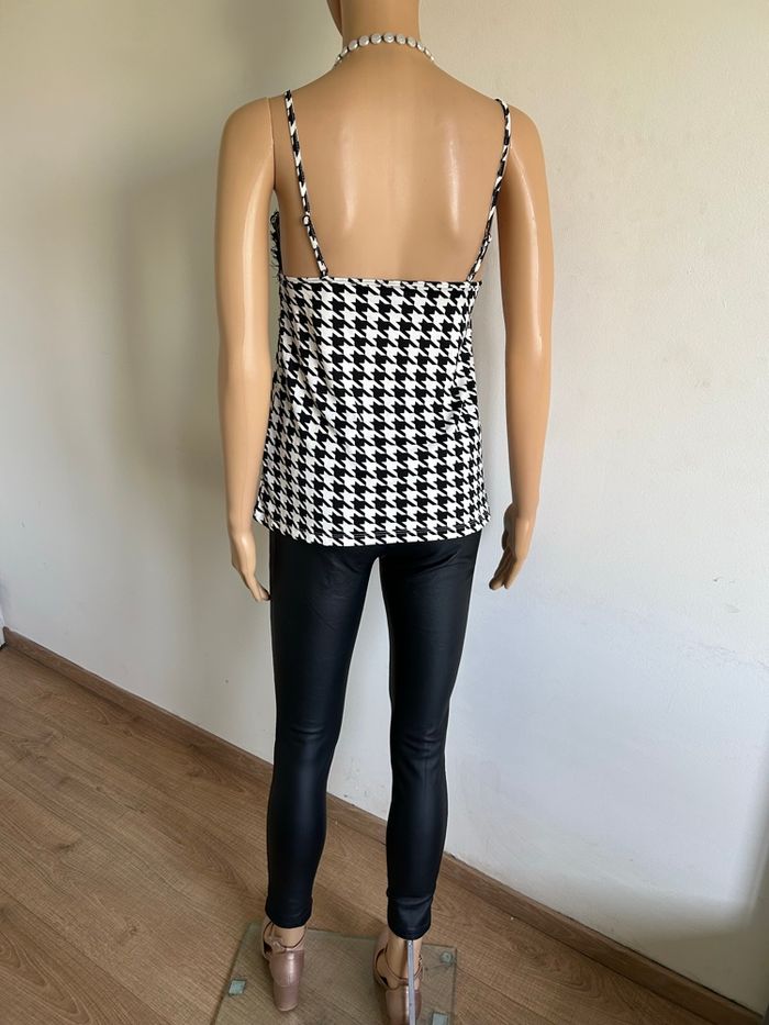 Débardeur noir et écru Amisu taille XS comme neuf - photo numéro 6