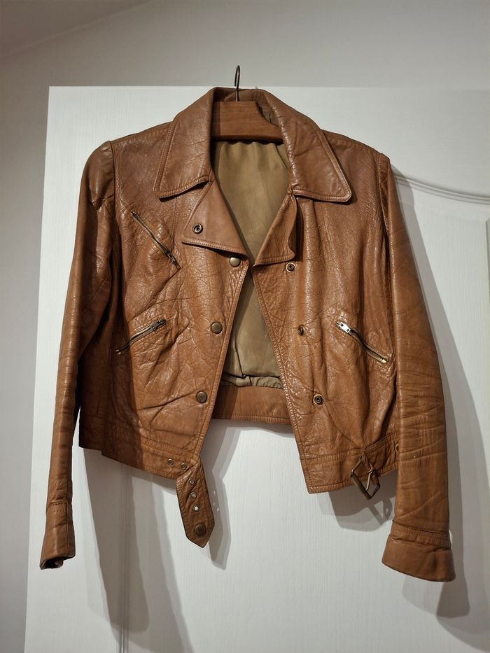 Veste en cuir