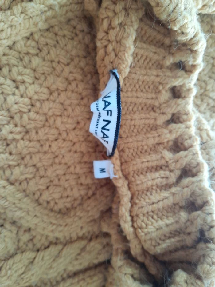 Superbe pull naf naf moutarde - photo numéro 5