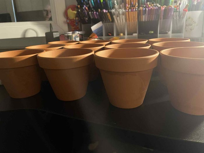 lot de 12 pots de fleurs - photo numéro 6