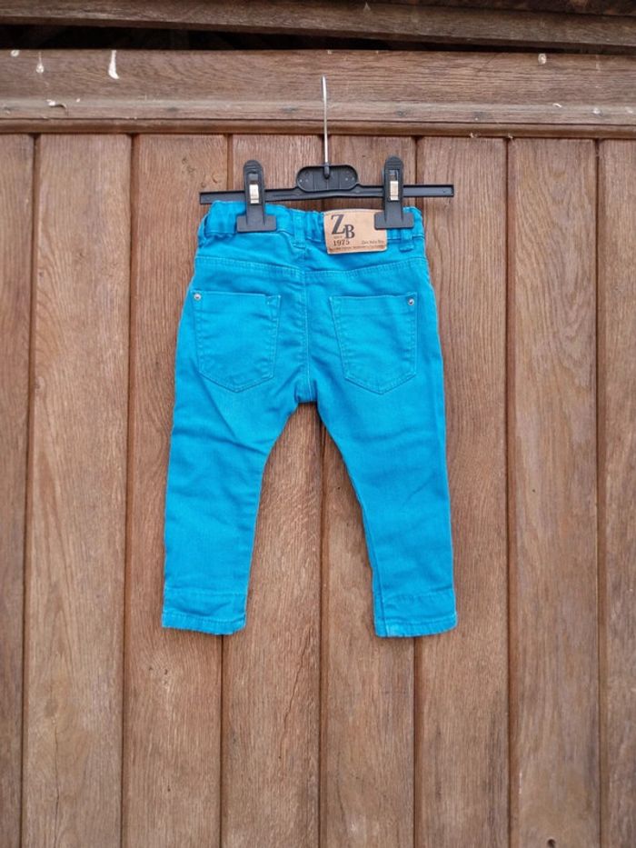 Pantalon bébé garçon 6.9 mois zara baby - photo numéro 2