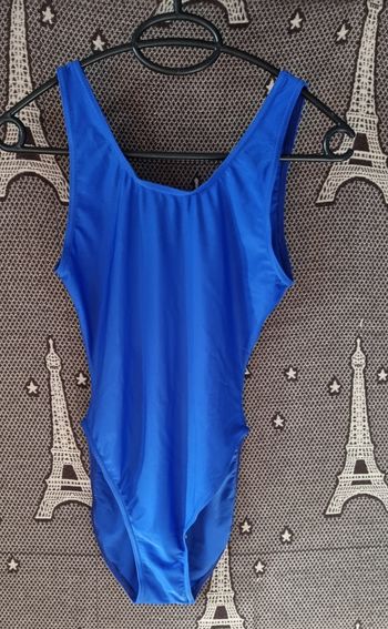 Maillot de bain bleu 1 pièce  XL