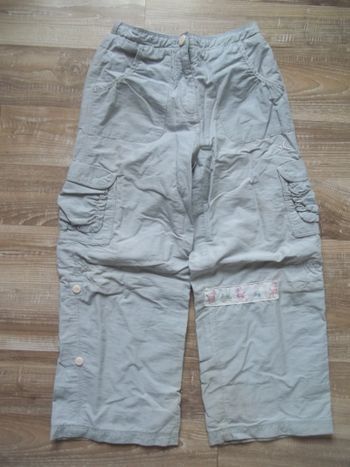 Pantalon retroussable Domyos gris 6 ans