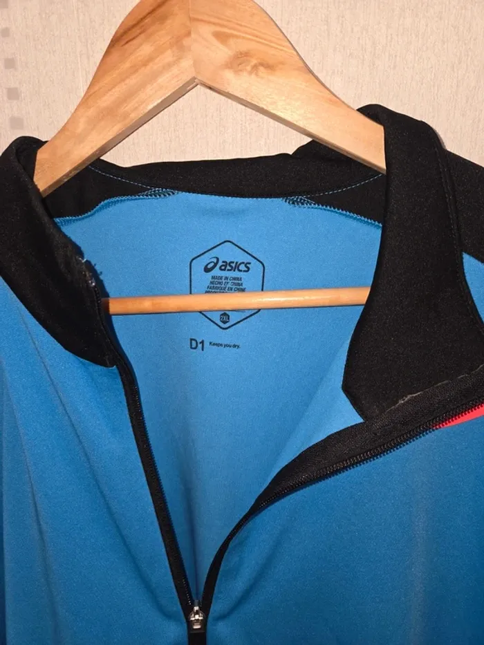 Veste asics bleu xxl - photo numéro 2