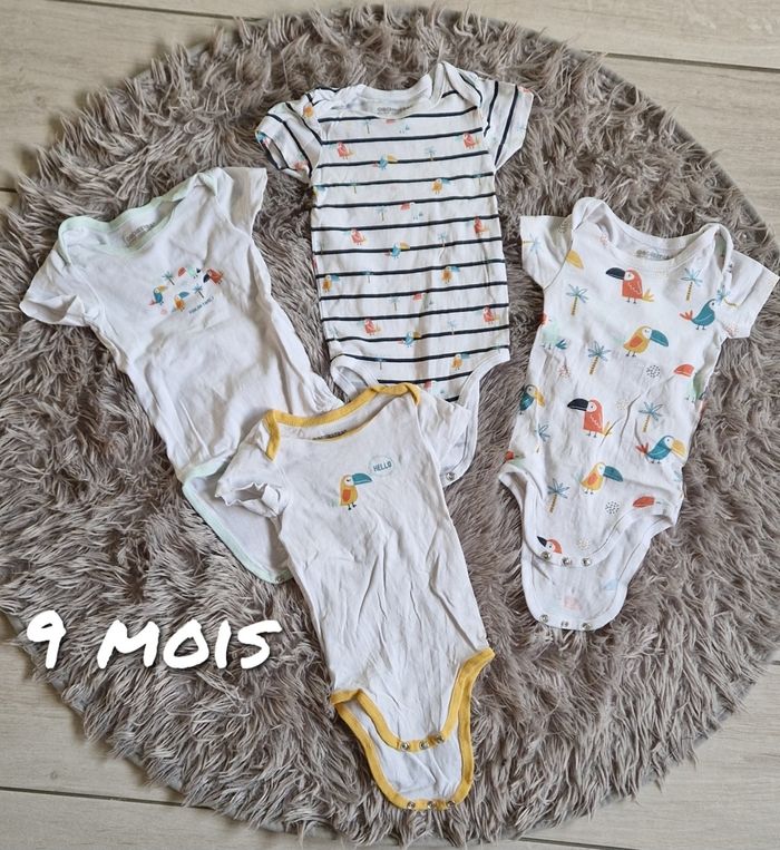 Lot pyjamas bodies - photo numéro 2