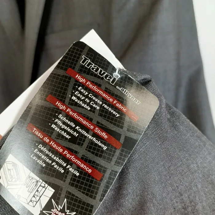 Veste de costume grise Travel Line - Taille 50 A495 - photo numéro 7