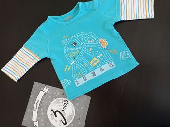 Tee shirt voiture 3 mois