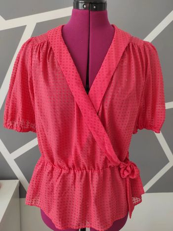 Blouse portefeuille nafnaf t42 neuf