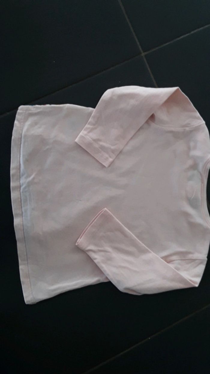 T-shirt longues manches h&m 9-12mois - photo numéro 4