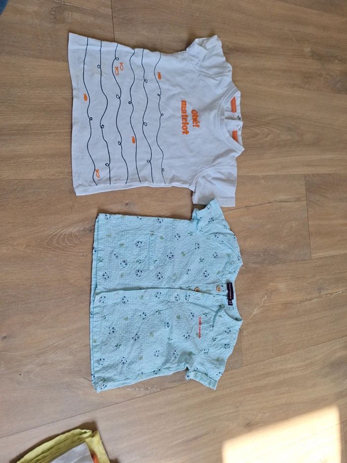 Lot shorts T-shirt 12 mois - photo numéro 8