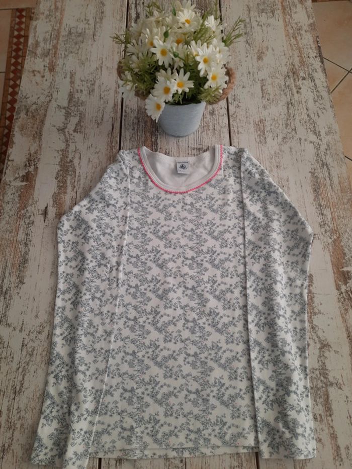 T shirt manches longues petit bateau 10 ans