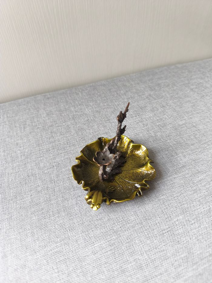 Porte Encens Nenuphar Oiseaux - photo numéro 3