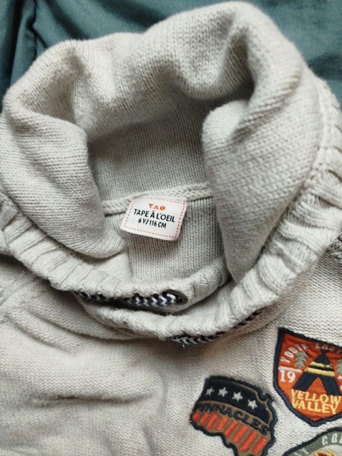 Lot pantalon doublé et pull 6ans - photo numéro 6