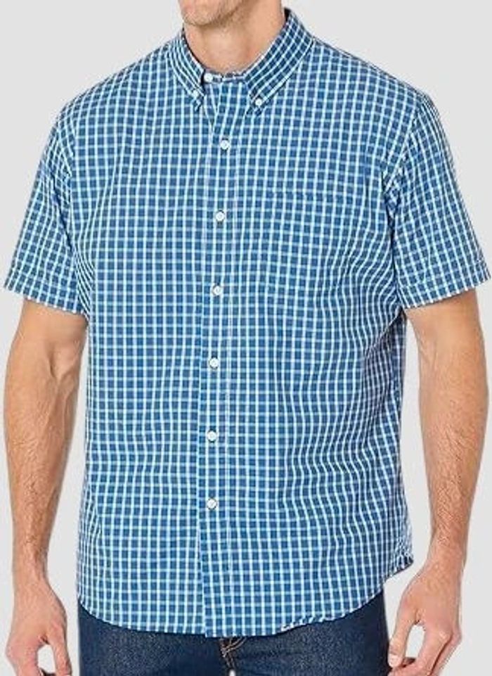 Chemisette à carreaux pour homme – Taille XL