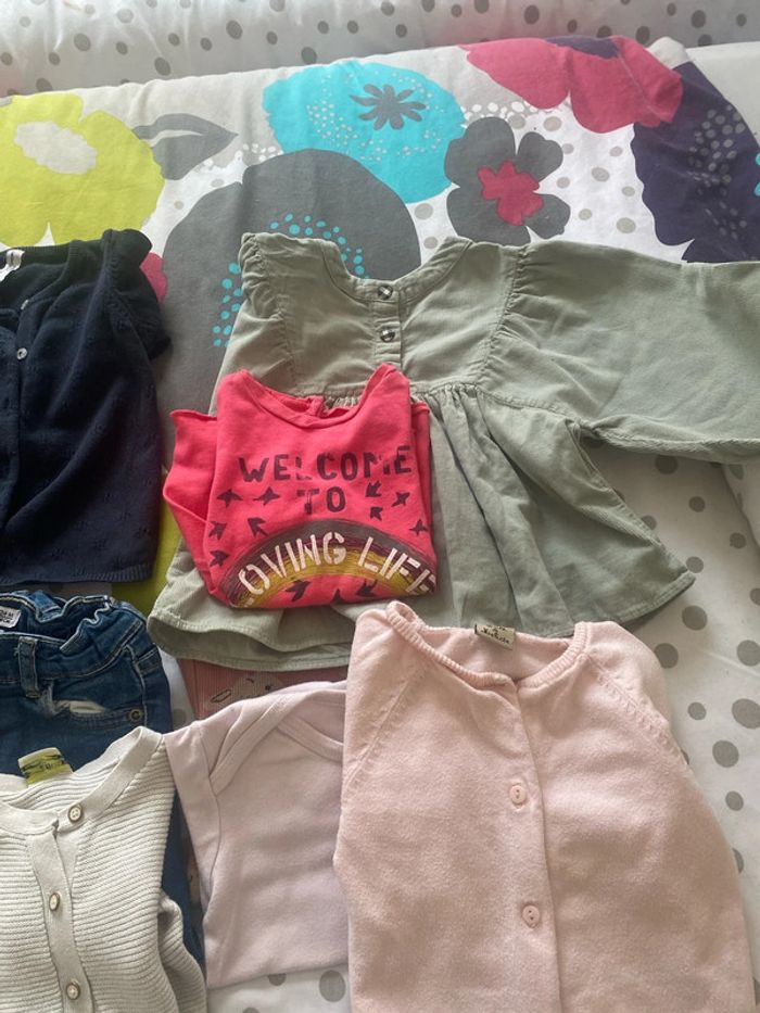 Lot de 7vêtements fille de 18 à 24 mois - photo numéro 2
