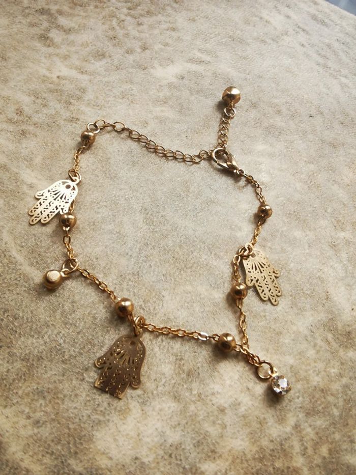 Bracelet fantaisie doré