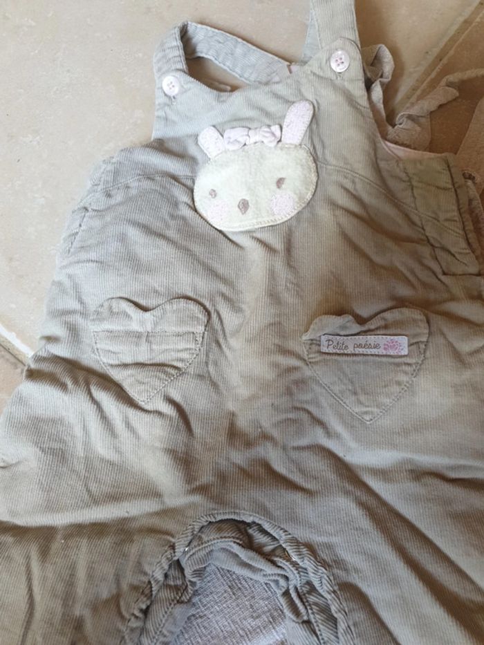 Lot 2 salopettes 3 mois - photo numéro 2