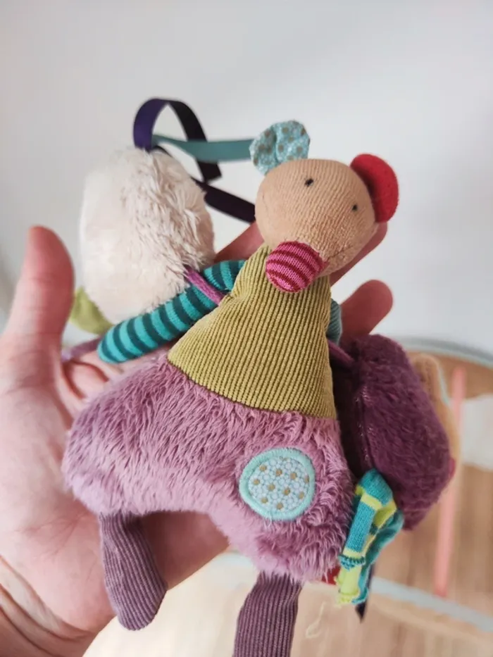 Lot peluches d'éveil moulin roty - photo numéro 9