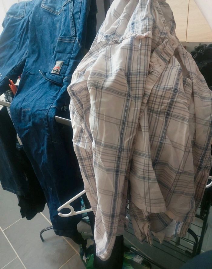 Blouse chemise rose pale - photo numéro 5