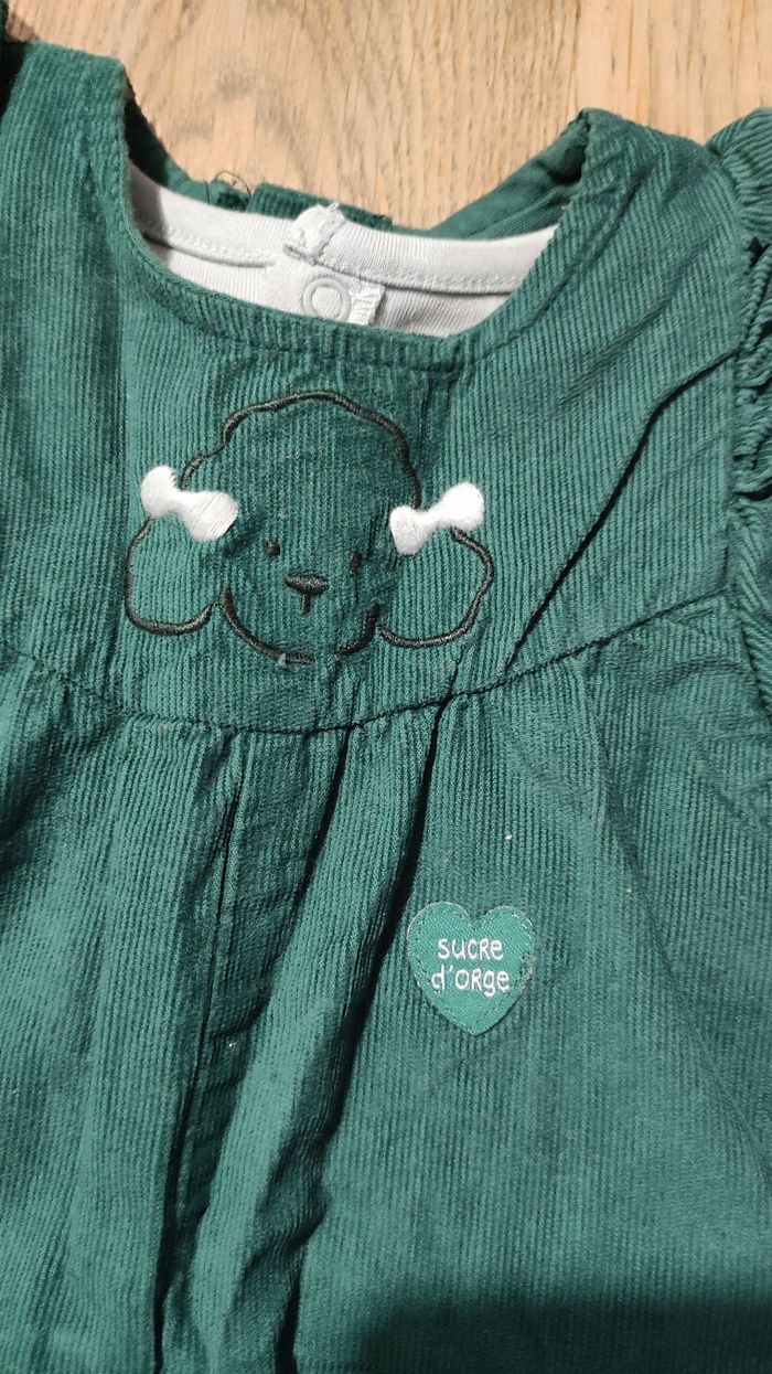 Ensemble salopette fille - photo numéro 2