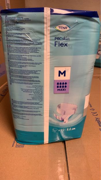 Tena ProSkin Flex Maxi M – 22 couches – Neuf sous blister