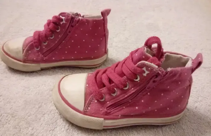 Chaussures basket rose Obaïbi taille 22 (réf perso 19)(familleac72) - photo numéro 2