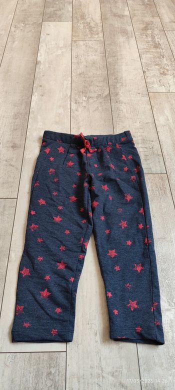Pantalon gris étoiles rouges T4A