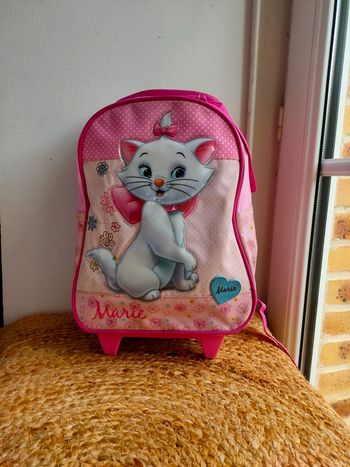 Cartable Maternelle a roulettes Marie Aristochats - Disney