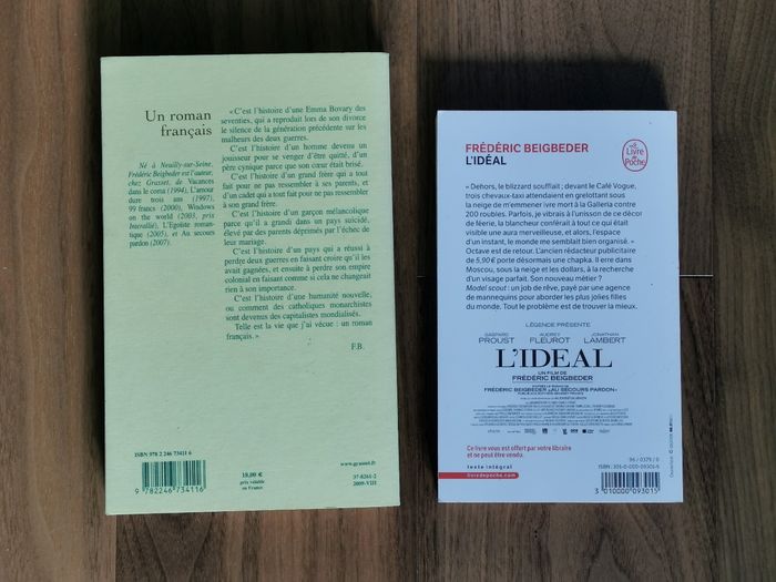 Frédéric Beigbeder - Un roman français et L'idéal - photo numéro 2