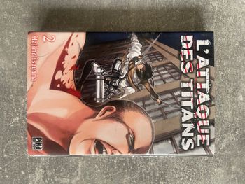 Manga L'attaque des titans, tome 2 en version française.