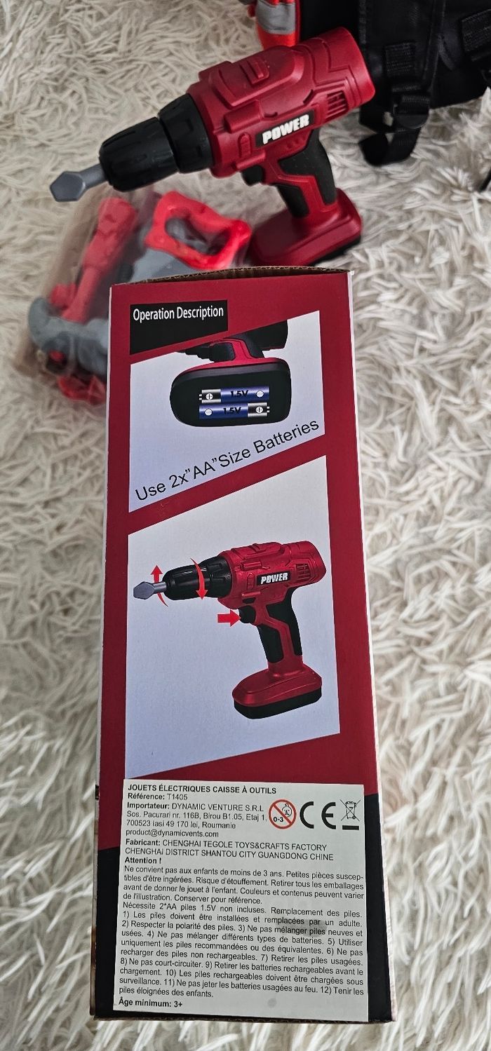 Mon sac a outils 🔧 avec visseuse électronique comme papa ! - photo numéro 8