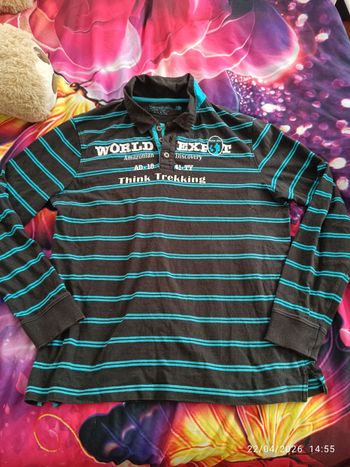 Polo manches longues homme 