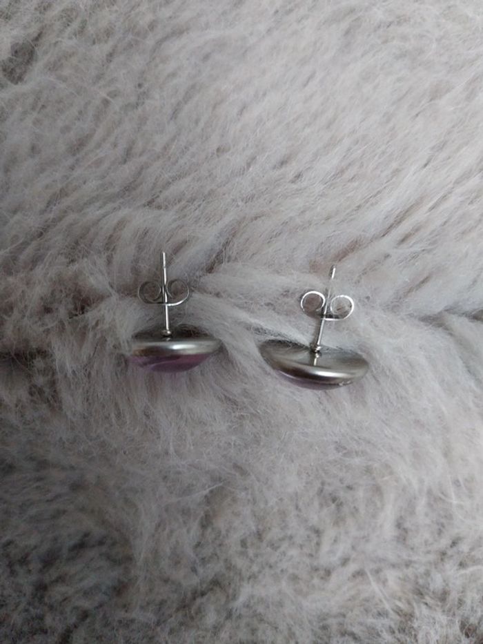 Boucles d'oreilles fleurs - photo numéro 2