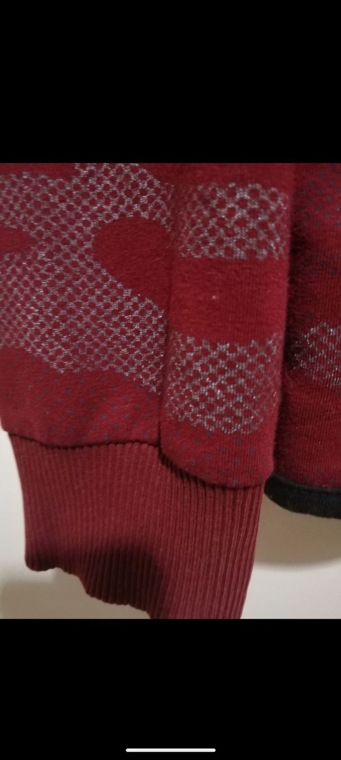 Sweat vintage bordeaux. Taille S - photo numéro 5