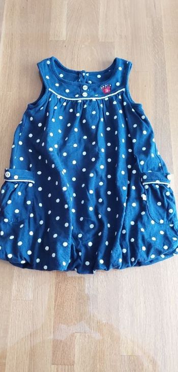 Jolie robe bouffante sans manches bébé fille 24 mois